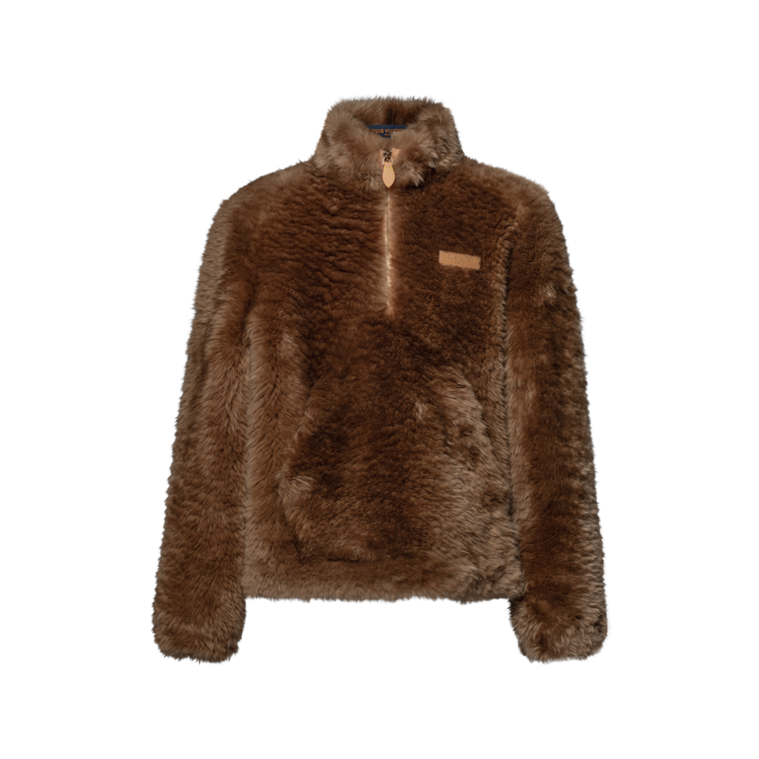 Shearling Half-Zip Anorak - Ready-to-Wear 1AKPXB | LOUIS VUITTON